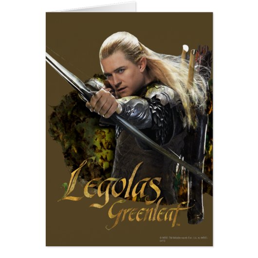 LEGOLAS GREENLEAF™ Drawing Bow Graphic Cards (Front)