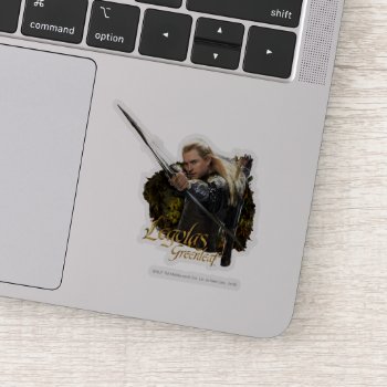 Legolas Greenleaf™ Drawing Bow Graphic Sticker by thehobbit at Zazzle
