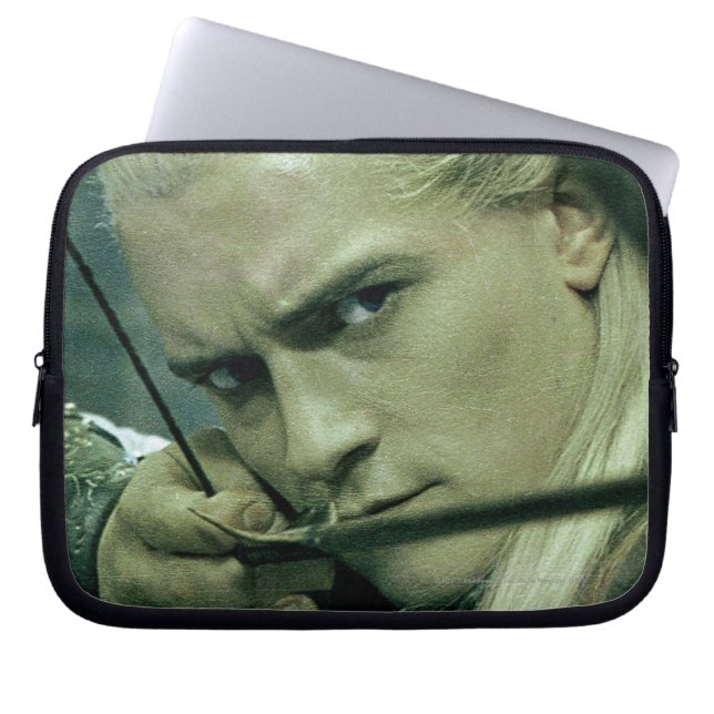 LEGOLAS GREENLEAF™ Drawing Bow Laptop Sleeve (Front)