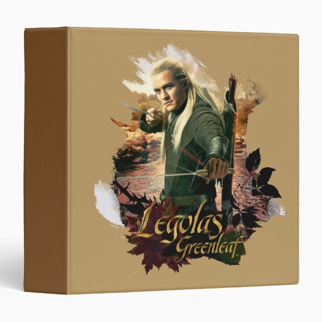 LEGOLAS GREENLEAF™ Graphic 2 3 Ring Binder (Front/Spine)