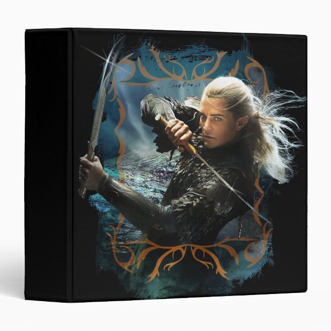 LEGOLAS GREENLEAF™ Graphic 3 Ring Binder (Front/Spine)