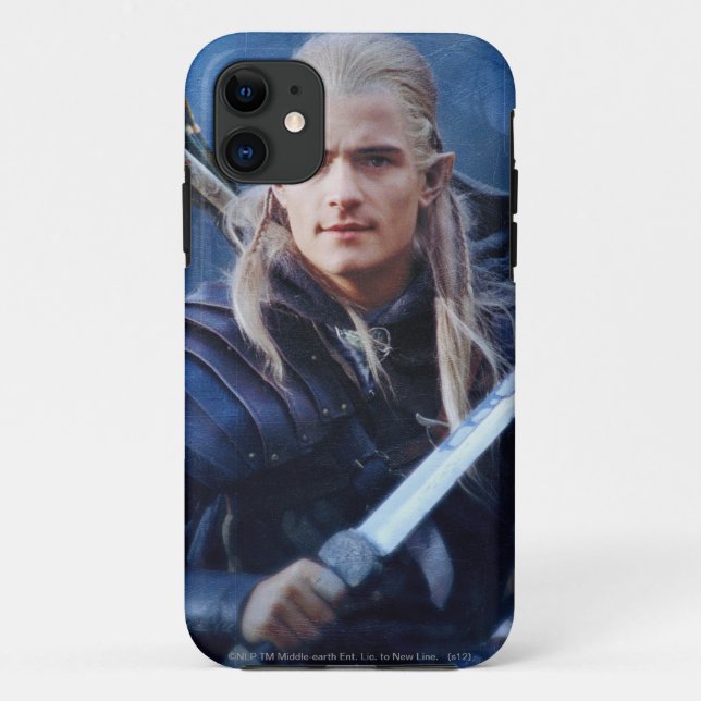 LEGOLAS GREENLEAF™ in Blue Case-Mate iPhone Case (Back)