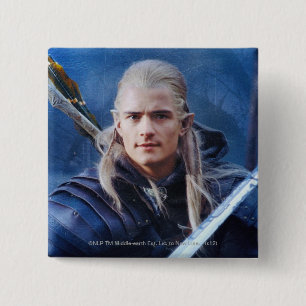 LEGOLAS GREENLEAF™ in Blue Pinback Button