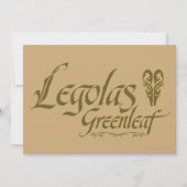 LEGOLAS GREENLEAF™ Name (Front)