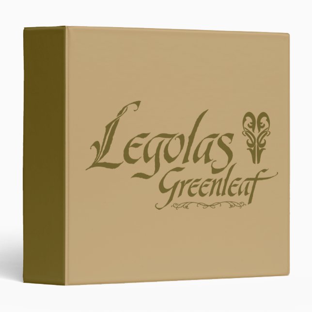 LEGOLAS GREENLEAF™ Name 3 Ring Binder (Front/Spine)