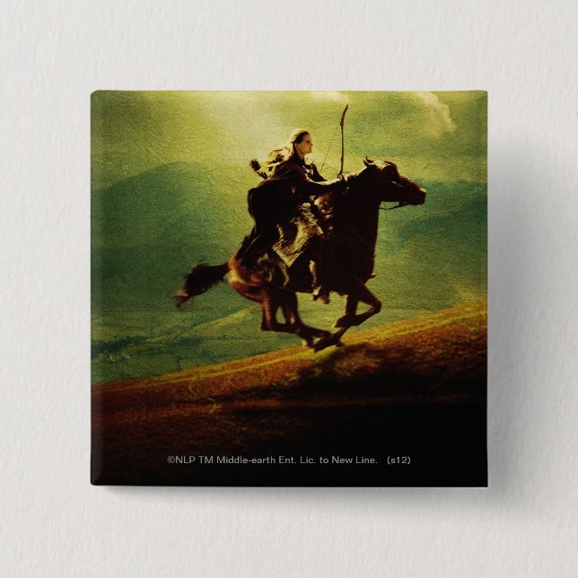 LEGOLAS GREENLEAF™ on Horse Button (Front)