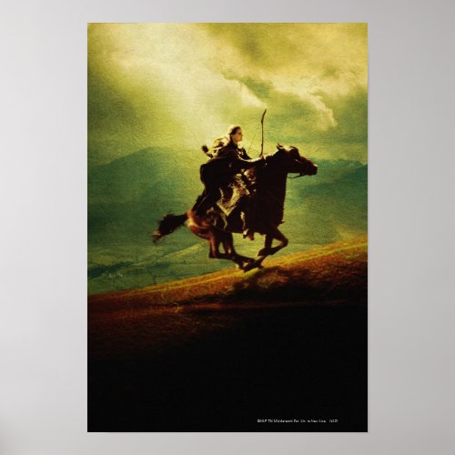 LEGOLAS GREENLEAF on Horse Poster