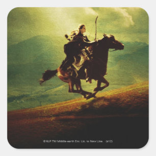 LEGOLAS GREENLEAF™ on Horse Square Sticker