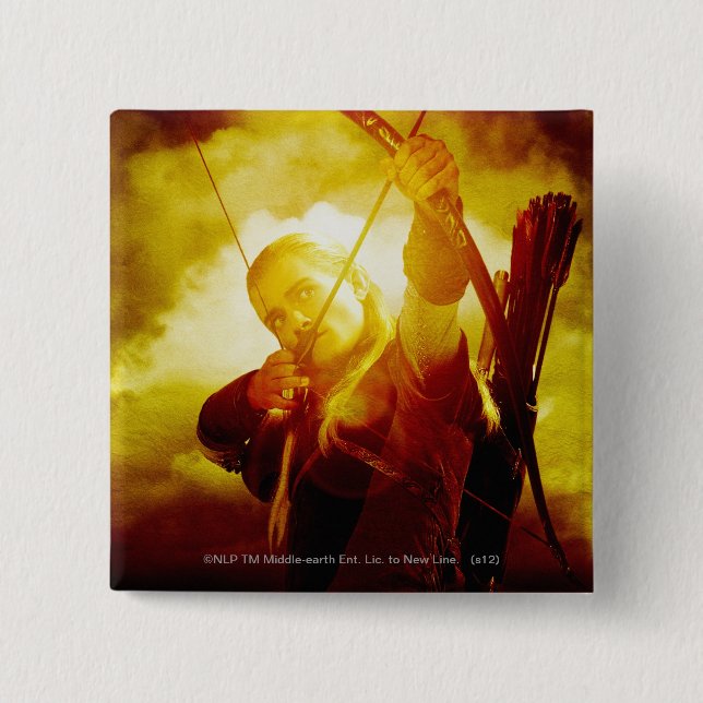 LEGOLAS GREENLEAF™ Shooting Arrow Button (Front)