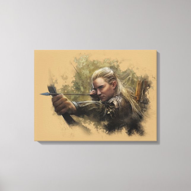 LEGOLAS GREENLEAF™ Sketch Canvas Print (Front)