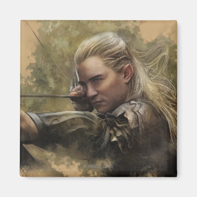 LEGOLAS GREENLEAF™ Sketch Magnet (Front)