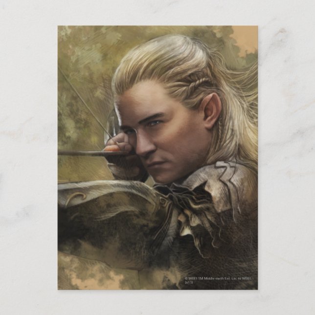 LEGOLAS GREENLEAF™ Sketch Postcard (Front)