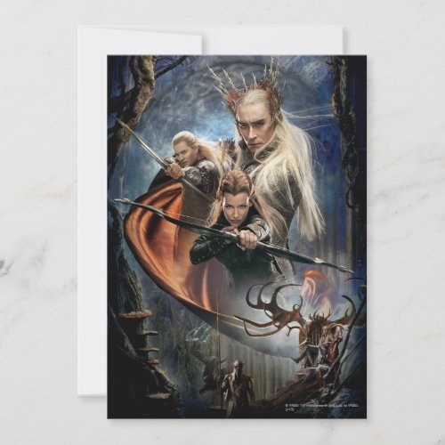 LEGOLAS GREENLEAF TAURIEL and Thranduil Invitation