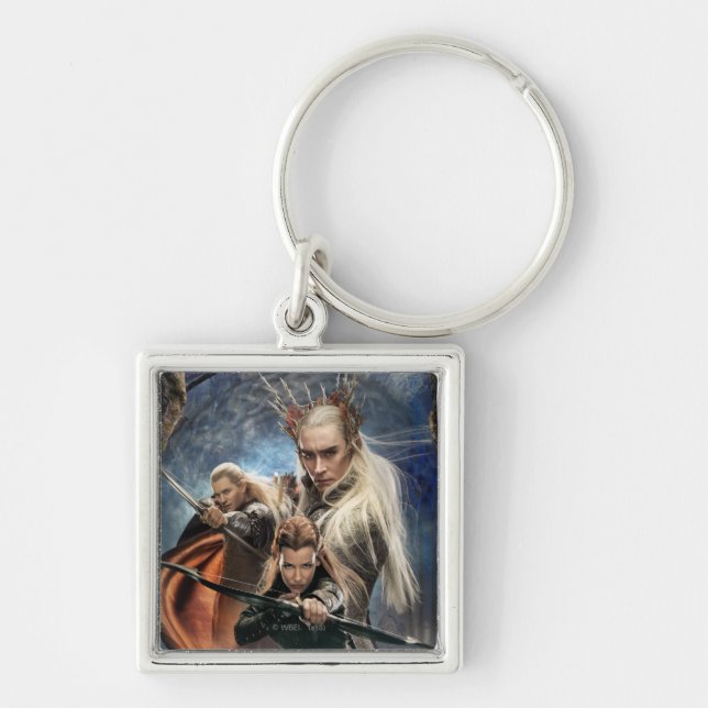 LEGOLAS GREENLEAF™, TAURIEL™, and Thranduil Keychain (Front)