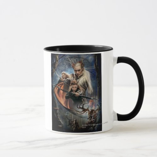 LEGOLAS GREENLEAF TAURIEL and Thranduil Mug