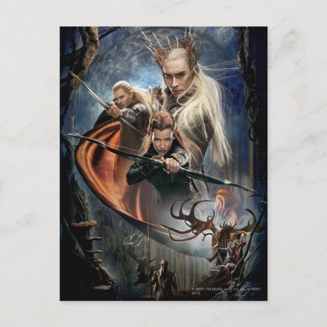 LEGOLAS GREENLEAF™, TAURIEL™, and Thranduil Postcard (Front)