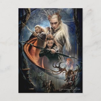 Legolas Greenleaf™  Tauriel™  And Thranduil Postcard by thehobbit at Zazzle