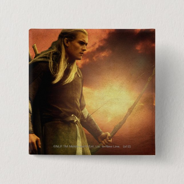 LEGOLAS GREENLEAF™ with Bow Button (Front)