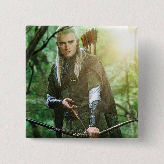 LEGOLAS GREENLEAF™ with bow Button (Front)