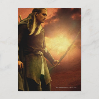 LEGOLAS GREENLEAF™ with Bow Postcard
