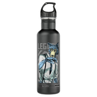 Legoshi = Beastars = Manga style desing  Stainless Steel Water Bottle
