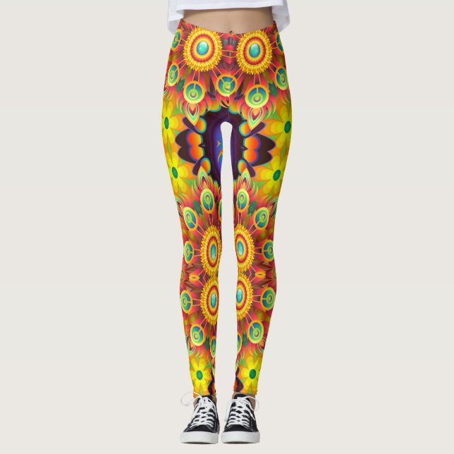 Legs Alive: Uniquely Patterned Leggings Galore! (Front)