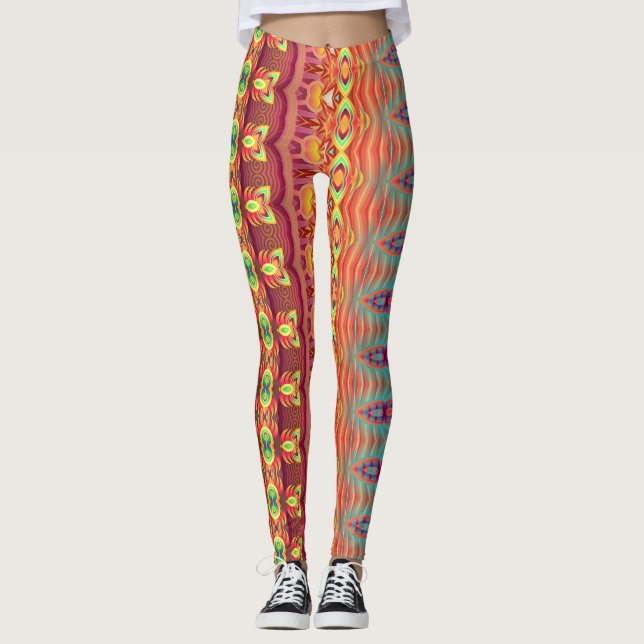 Legs Alive: Uniquely Patterned Leggings Galore! (Front)
