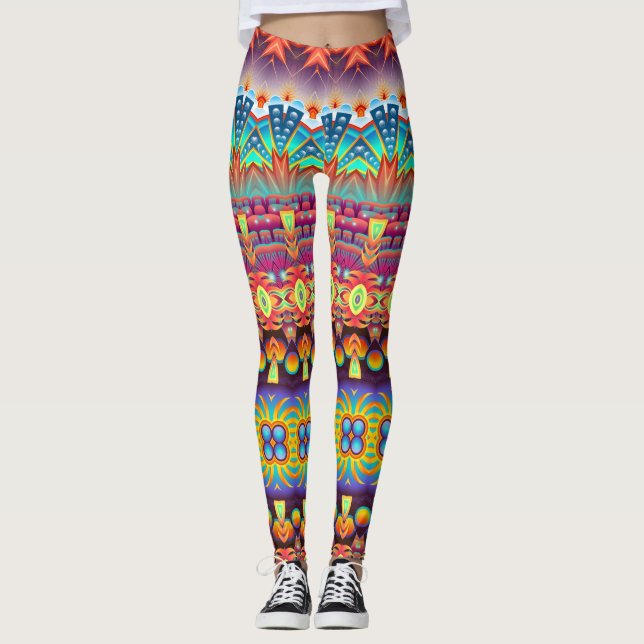 Legs Alive: Uniquely Patterned Leggings Galore! (Front)