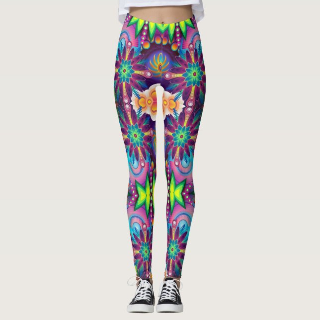 Legs Alive: Uniquely Patterned Leggings Galore! (Front)