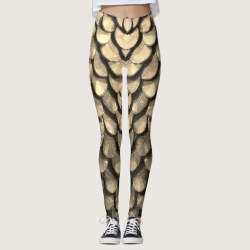 legs of dragon scales leggings