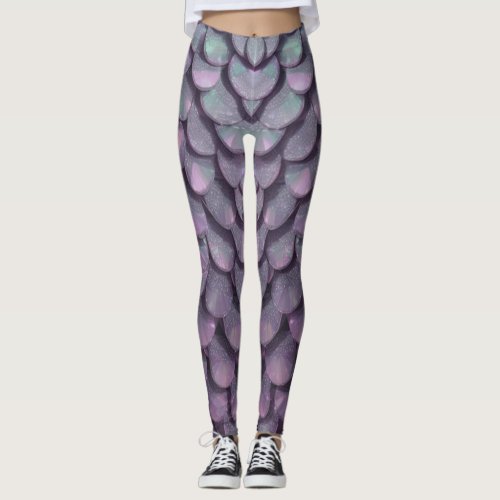 legs of dragon scales leggings