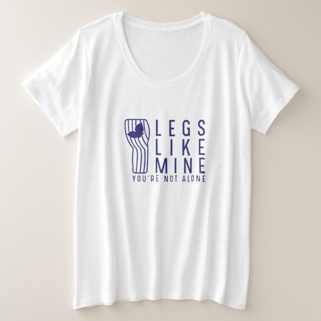 LegsLikeMine Plus Tshirt (Design Front)