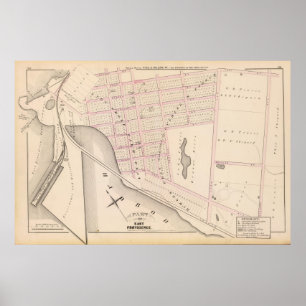 Lehigh and Wilkesbarre Coal Company wharf Atlas Poster