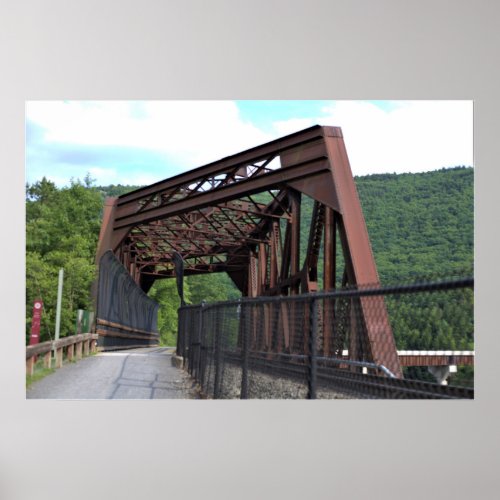 Lehigh Gorge Trail Bridge Poster