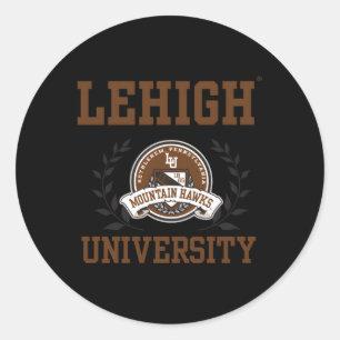 Lehigh Mountain Hawks Laurels Classic Round Sticker