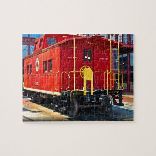 LehighNE Caboose 583 Jigsaw Puzzle