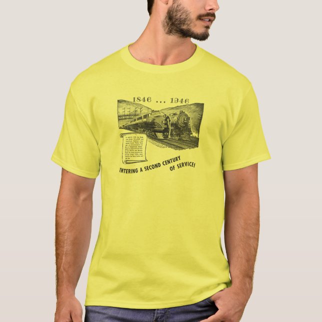 Lehigh Valley Railroad-A Second Century of Service T-Shirt (Front)
