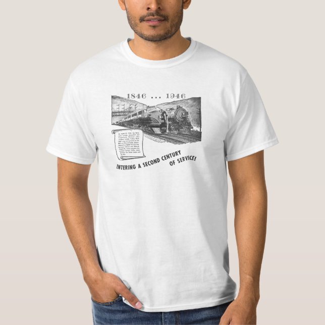 Lehigh Valley Railroad-A Second Century of Service T-Shirt (Front)