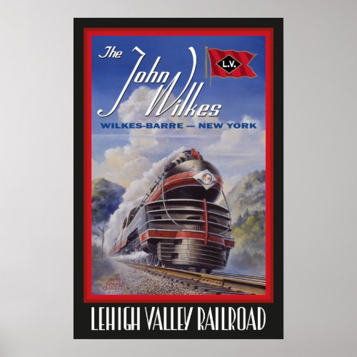 Lehigh Valley Streamliner Poster