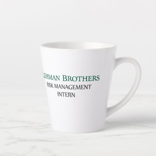 Lehman Brothers Risk Management Intern Mugs