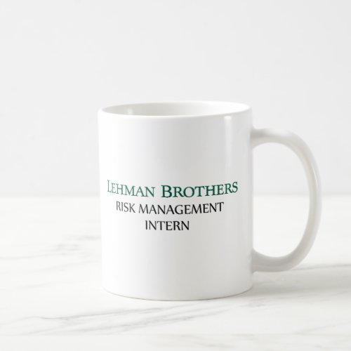 Lehman Brothers Risk Management Intern Mugs