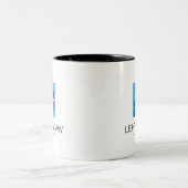 Lehto's Law Logo Two-Tone Coffee Mug (Center)