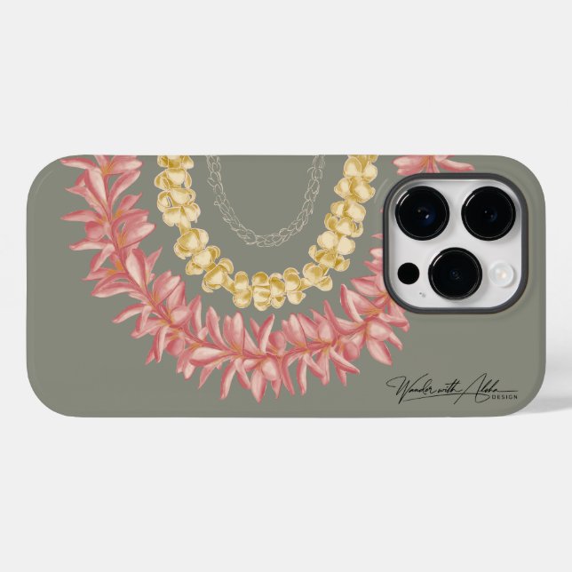 Lei Day by Wander With Aloha Case-Mate iPhone Case (Back (Horizontal))
