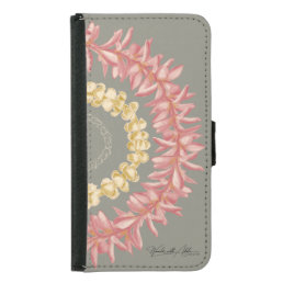 Lei Day by Wander With Aloha Samsung Galaxy S5 Wallet Case