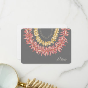Lei Day - Dove, Custom Aloha Card
