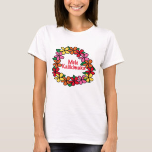 Lei Hawaiian Christmas T-Shirt