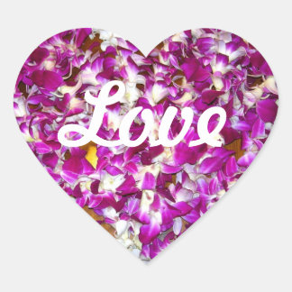 Lei Heart Sticker