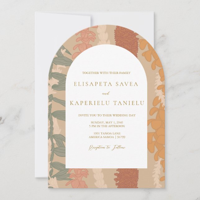 Lei Invitation (Front)