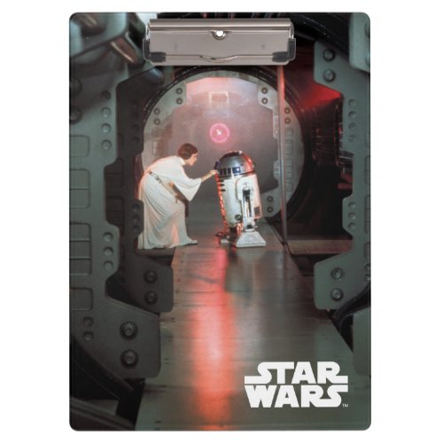 Leia and R2_D2 Secret Message Scene Clipboard