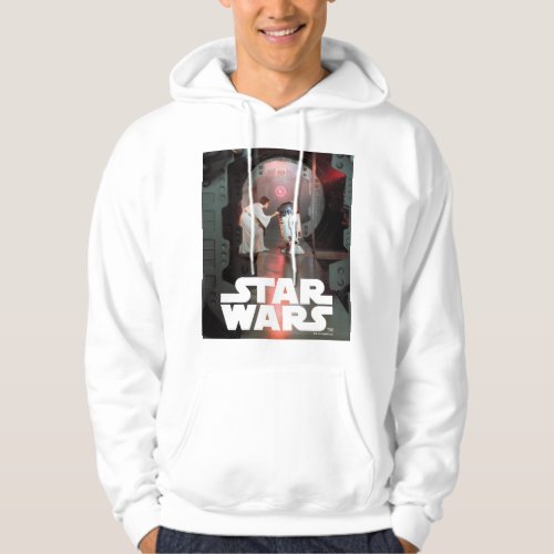 Leia and R2_D2 Secret Message Scene Hoodie